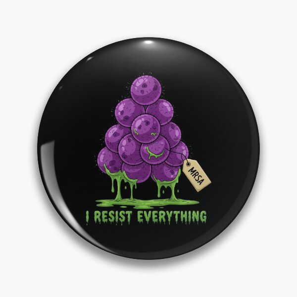 Item preview, Staphylococcus Aureus MRSA Superbug - Funny Microbiology Art designed and sold by CrewGifted.