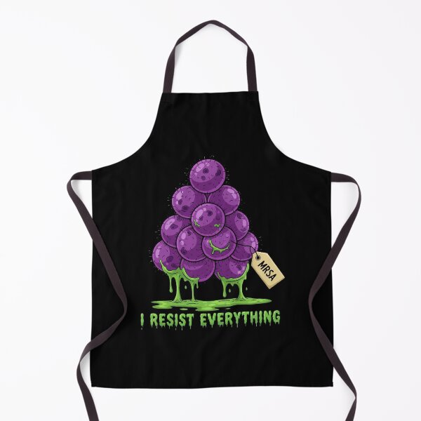 Item preview, Staphylococcus Aureus MRSA Superbug - Funny Microbiology Art designed and sold by CrewGifted.