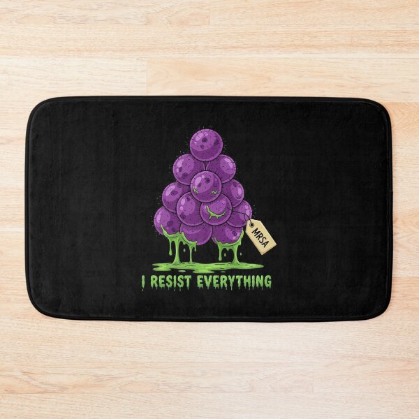 Item preview, Staphylococcus Aureus MRSA Superbug - Funny Microbiology Art designed and sold by CrewGifted.