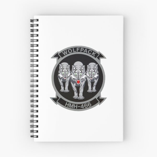 Item preview, HMH-466 Wolfpack Marine Heavy Helicopter Squadron Emblem designed and sold by CharlieDesings.