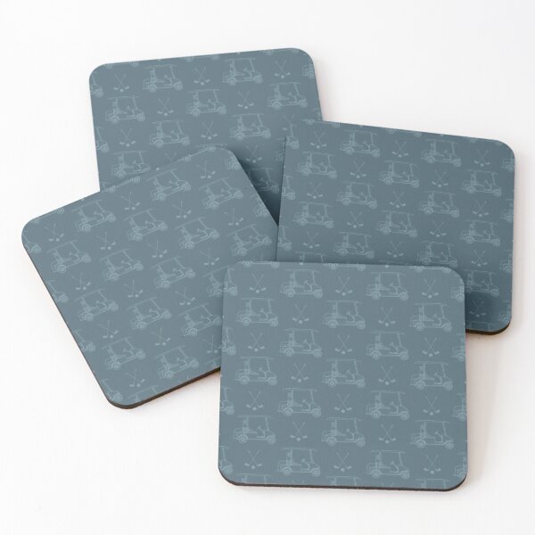 Item preview, Tonal Golf Carts & Clubs on Dark Gray Azure designed and sold by KSimpson838.