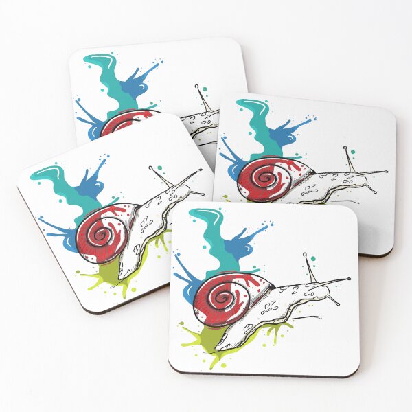 Item preview, Vibrant Snail with Colorful Splashes designed and sold by Antiope33.