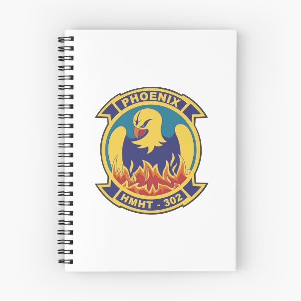 Item preview, HMHT-302 Phoenix Marine Heavy Helicopter Training Squadron Emblem designed and sold by CharlieDesings.