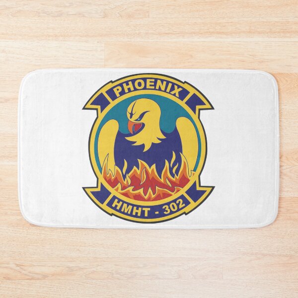 Item preview, HMHT-302 Phoenix Marine Heavy Helicopter Training Squadron Emblem designed and sold by CharlieDesings.