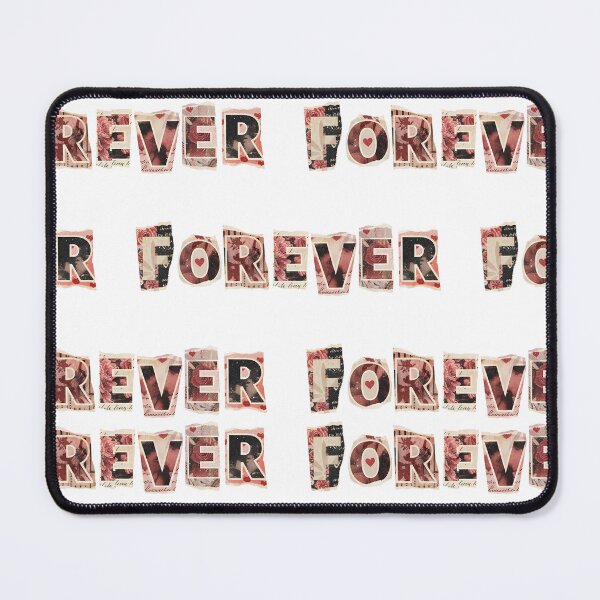 Item preview, FOREVER Collage Typography – Romantic Edition designed and sold by tviyluv.