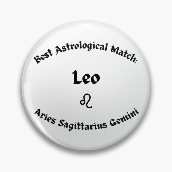 Item preview, Leo Best Astrological Match – Minimal Circular Zodiac Design designed and sold by MOKRONOS.