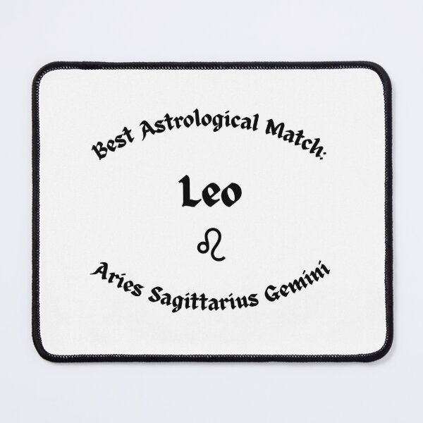 Item preview, Leo Best Astrological Match – Minimal Circular Zodiac Design designed and sold by MOKRONOS.