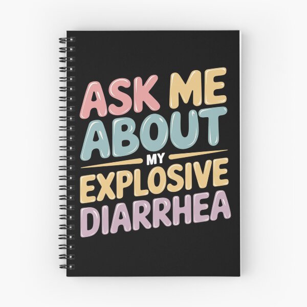 Item preview, Ask Me About My Explosive Diarrhea Edgy Adult Humor  designed and sold by DigitaldeligArt.