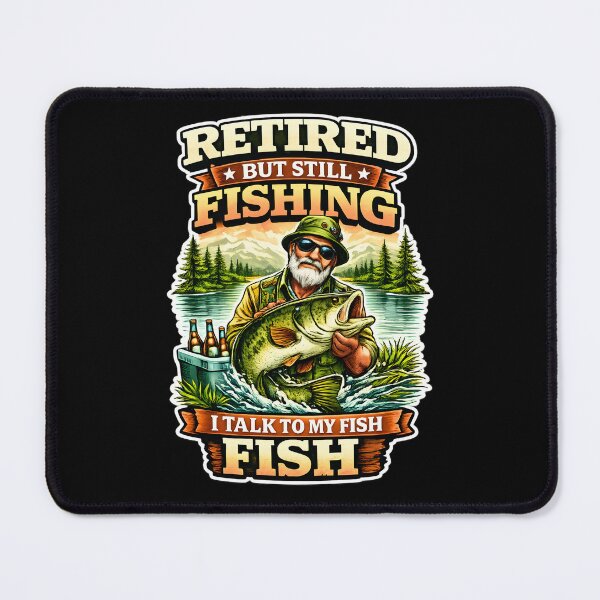 Item preview, Retired But Still Fishing – Funny Retirement Fishing Design designed and sold by SVALANART.