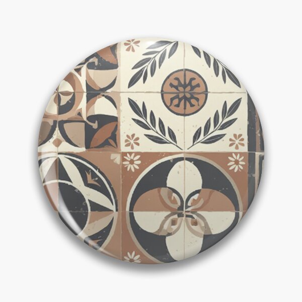 Item preview, Ancient Roman Geometric Tile Mosaic designed and sold by SassyArtistry.