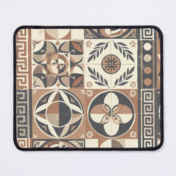 Item preview, Ancient Roman Geometric Tile Mosaic designed and sold by SassyArtistry.