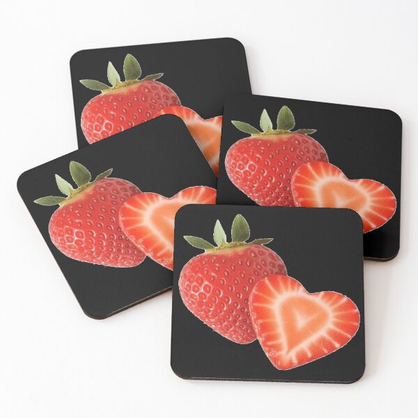 Item preview, heart shape strawberry designed and sold by inainart.
