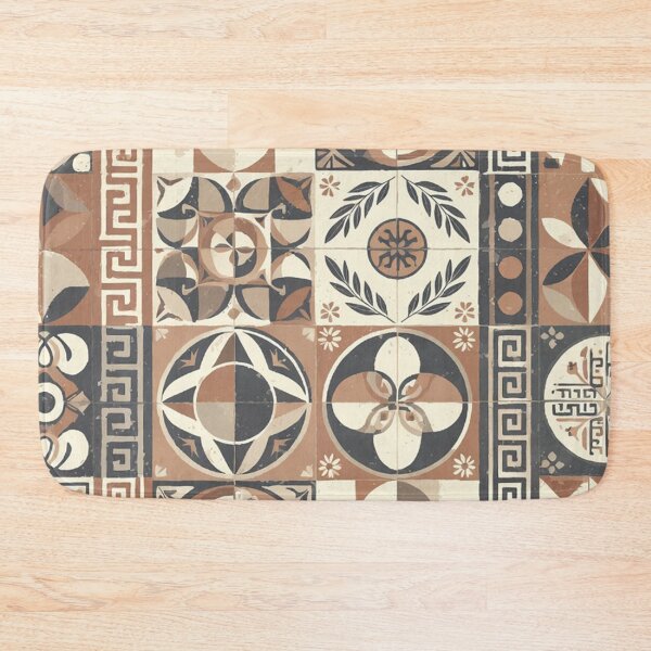 Item preview, Ancient Roman Geometric Tile Mosaic designed and sold by SassyArtistry.