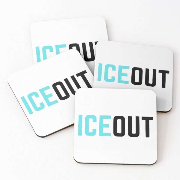 Item preview, ICE OUT Protest Typography Immigration Justice Statement designed and sold by AlienTechs.