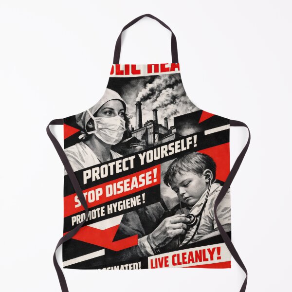 Item preview, Public Health Propaganda Poster – Protect Yourself! designed and sold by ForeverPrintsOK.
