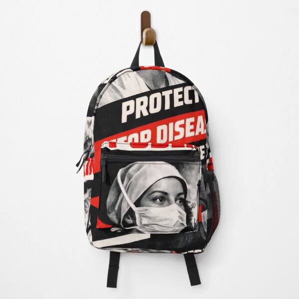 Item preview, Public Health Propaganda Poster – Protect Yourself! designed and sold by ForeverPrintsOK.