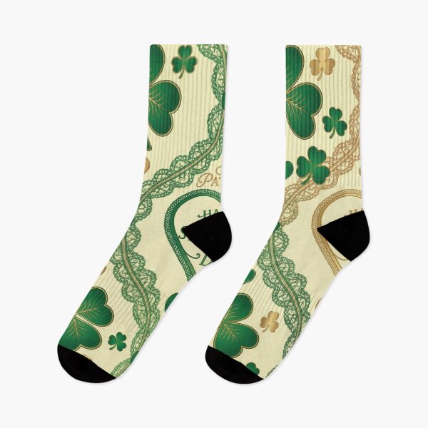 Item preview, Ornate St. Patrick’s Day Shamrock and Lace Pattern designed and sold by DGtaLrtcom.