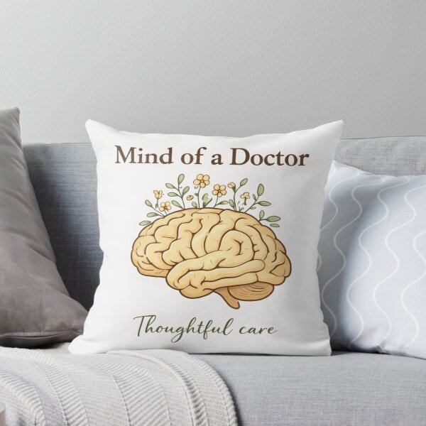 Item preview, Mind of a Doctor Minimal Illustration designed and sold by DayStoreDesigns.