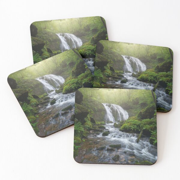 Item preview, Forest Waterfall Stream in Lush Greenery designed and sold by SassyArtistry.