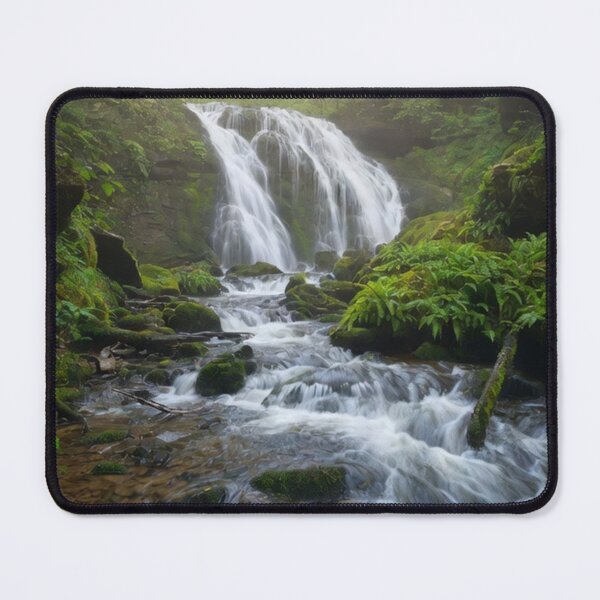 Item preview, Forest Waterfall Stream in Lush Greenery designed and sold by SassyArtistry.