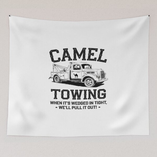 Item preview, Camel Towing Inappropriate Humor Adult Humor Camel Towing  designed and sold by DigitaldeligArt.