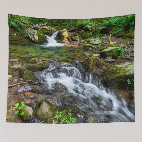 Item preview, Forest Stream with Small Waterfall designed and sold by SassyArtistry.