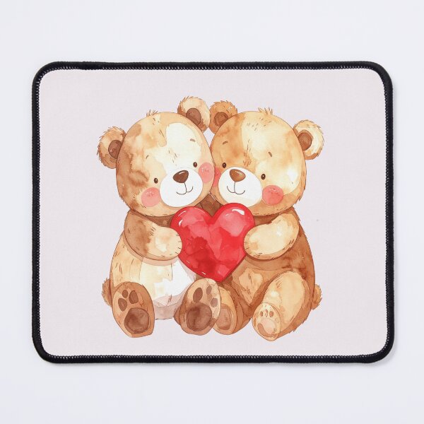 Item preview, Small heart, big love, two teddy bears designed and sold by LiskoDesign.