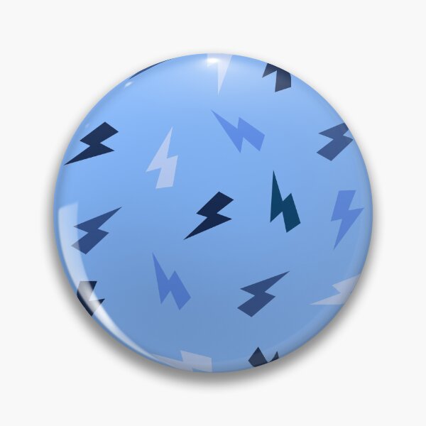Item preview, Blue Lightning Bolts Pattern designed and sold by OneThreeSix.