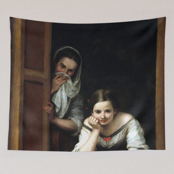 Item preview, Two Young Women at a Window designed and sold by Jon-Baran.