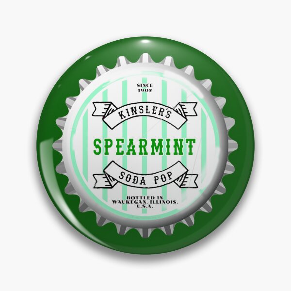 Item preview, Kinsler's Spearmint Soda designed and sold by Normbot2000.