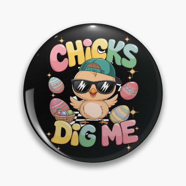 Item preview, Chicks Dig Me Easter Toddler Boys Men Happy Easter  designed and sold by DigitaldeligArt.