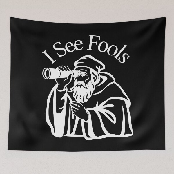Item preview, Scholar Looking Glass Fools designed and sold by SignumShop.