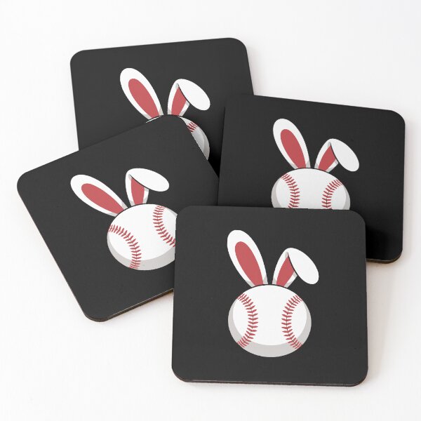 Artikelvorschau, Baseball mit Hasenohren entworfen und verkauft von jkrphoto.