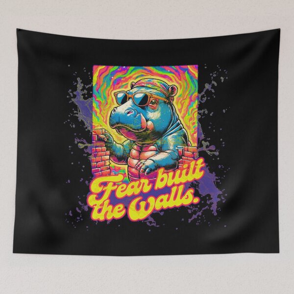 Item preview, Fear Built the Walls. - hippo designed and sold by Stefrait-7.