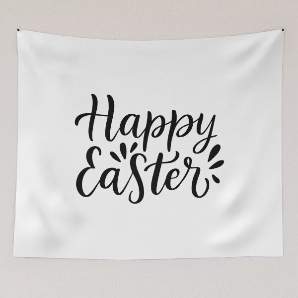Item preview, Happy Easter - Cute Spring Lettering Holiday Greeting designed and sold by Hydravisions.