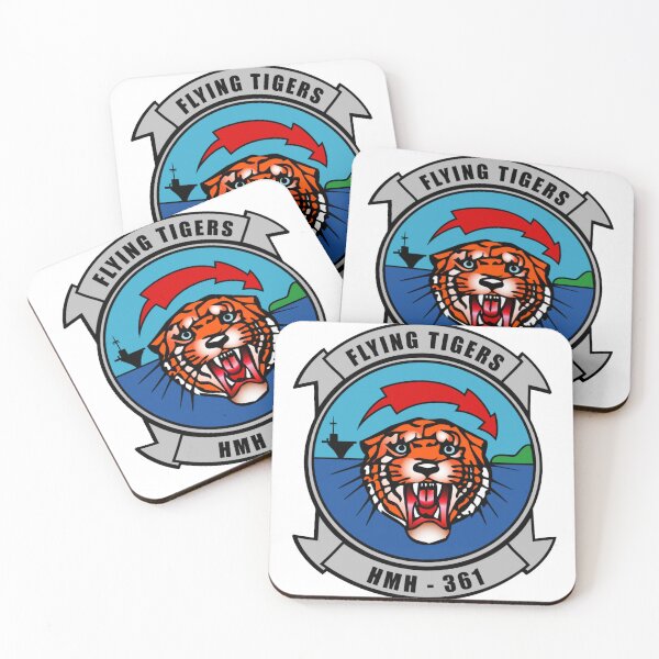 Item preview, US Marine Corps HMH-361 Flying Tigers Squadron Insignia designed and sold by CharlieDesings.
