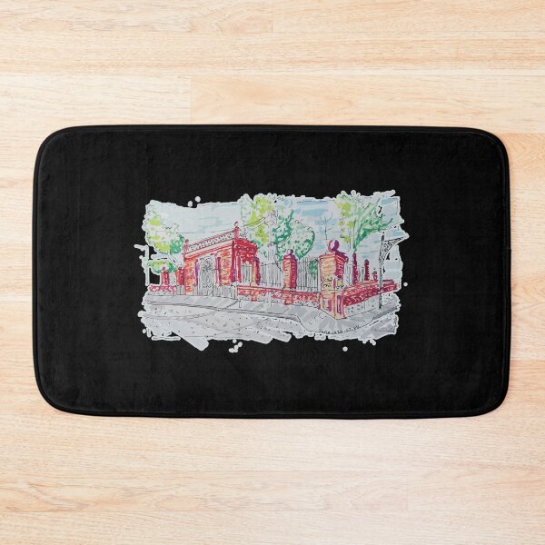Item preview, Historic Red Brick Entrance designed and sold by JoseloRochaArt.