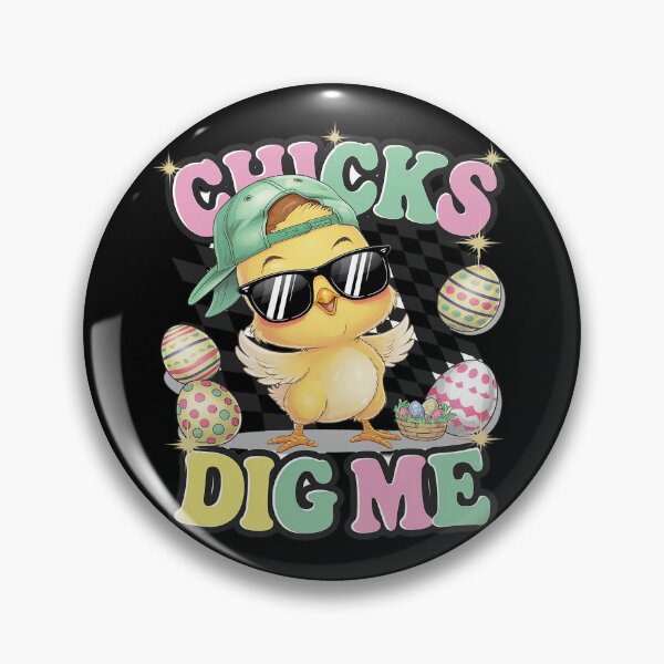 Item preview, Chicks Dig Me Easter Toddler Boys Men Happy Easter  designed and sold by DigitaldeligArt.