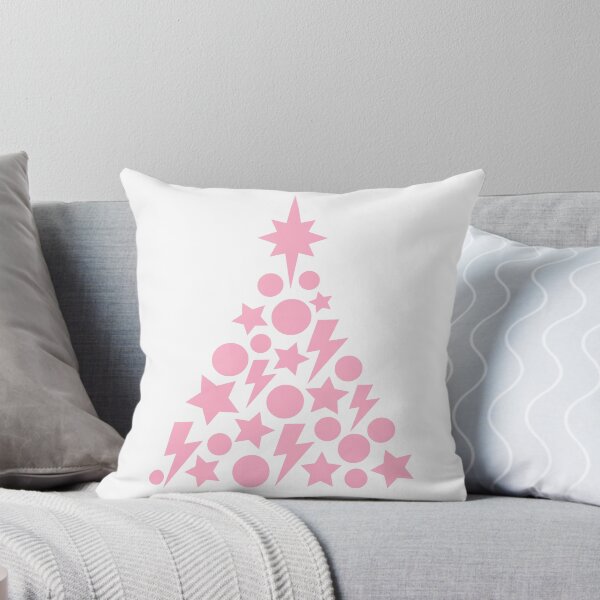 Item preview, Pink Christmas Tree with Stars and Lightning  designed and sold by OneThreeSix.