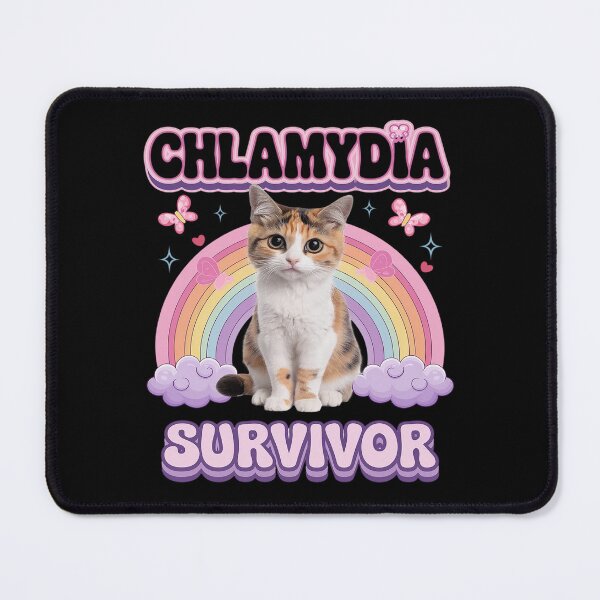 Item preview, Chlamydia Survivor Cat Meme for Men Adult Humor designed and sold by DigitaldeligArt.