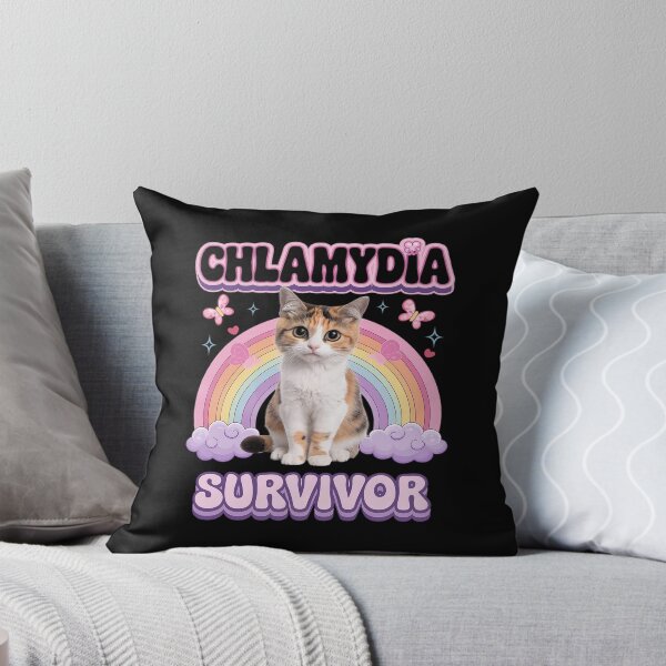 Item preview, Chlamydia Survivor Cat Meme for Men Adult Humor  designed and sold by DigitaldeligArt.