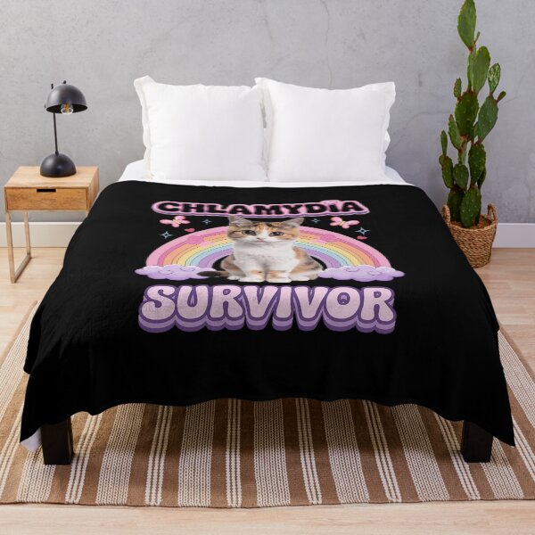 Item preview, Chlamydia Survivor Cat Meme for Men Adult Humor  designed and sold by DigitaldeligArt.