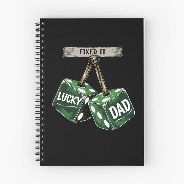 Item preview, St Patricks Day Funny Fixed It Lucky Dad Green Dice designed and sold by Betsytiptoe.