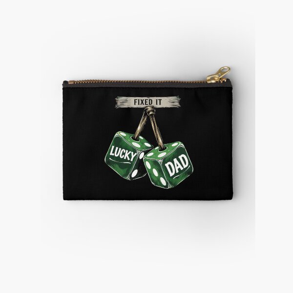 Item preview, St Patricks Day Funny Fixed It Lucky Dad Green Dice designed and sold by Betsytiptoe.