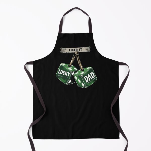 Item preview, St Patricks Day Funny Fixed It Lucky Dad Green Dice designed and sold by Betsytiptoe.