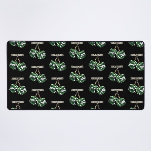 Item preview, St Patricks Day Funny Fixed It Lucky Dad Green Dice designed and sold by Betsytiptoe.