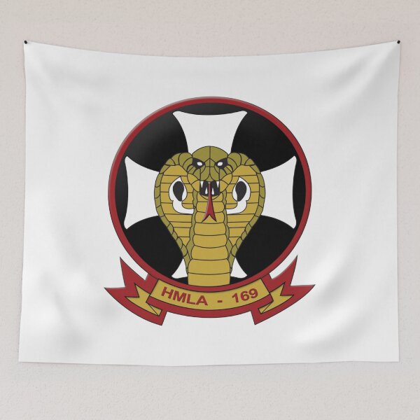 Item preview, Marine Light Attack Helicopter Squadron 169 (HMLA-169) Insignia designed and sold by CharlieDesings.