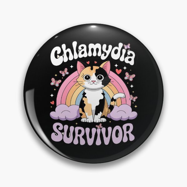 Item preview, Chlamydia Survivor Cat Meme for Men Adult Humor designed and sold by DigitaldeligArt.