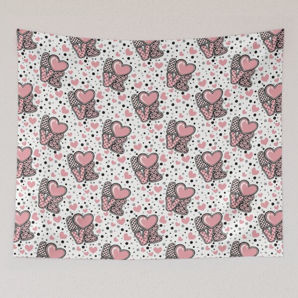 Item preview, Cute Graffiti Style Love Pattern designed and sold by AloraDawnEve.