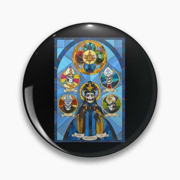 Item preview, Ghost Papas Stained Glass Window Art designed and sold by Ahmed Soliman.